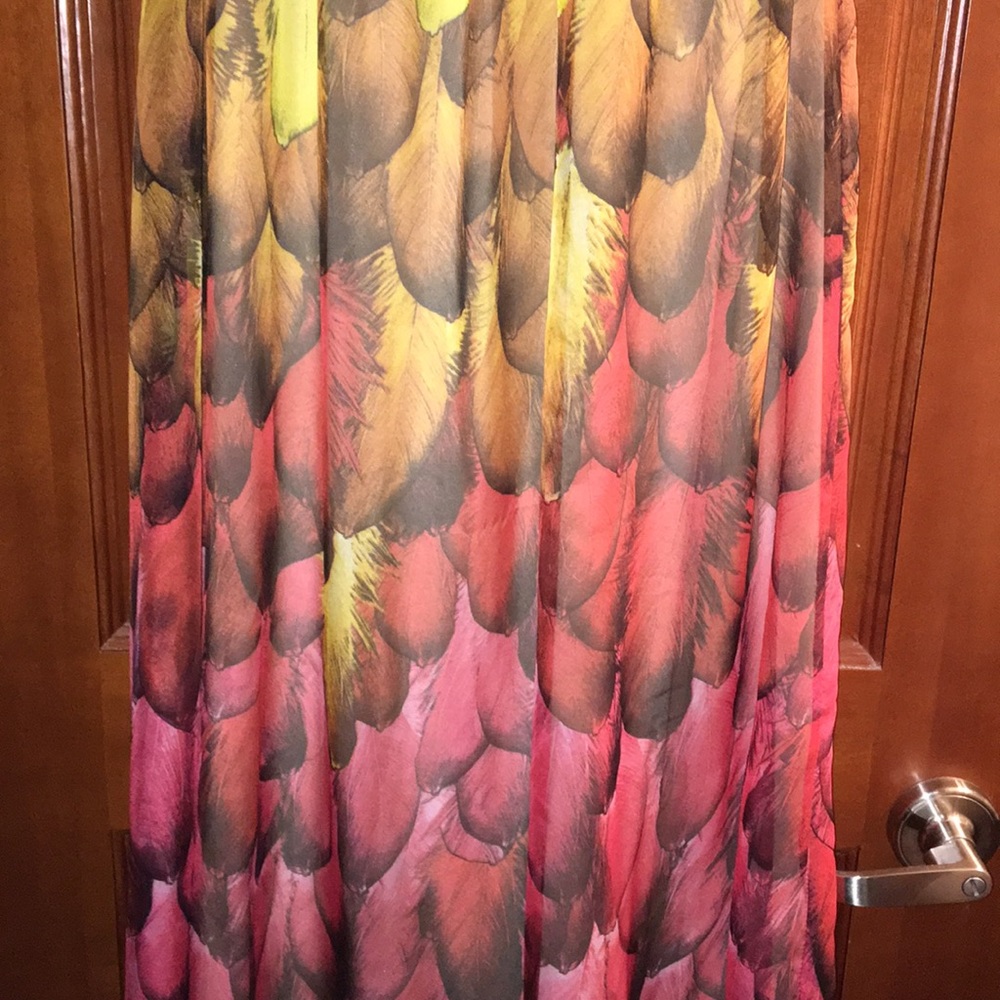 Ombré Feather Pattern Maxi - Picture 2 of 6